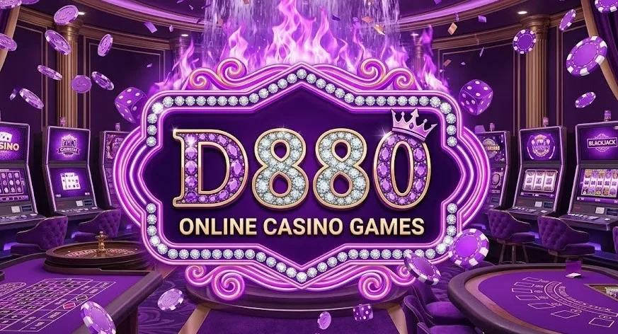 A triumphant player amid a shower of bullion and a glowing prize wheel — representing the elegance of D880.